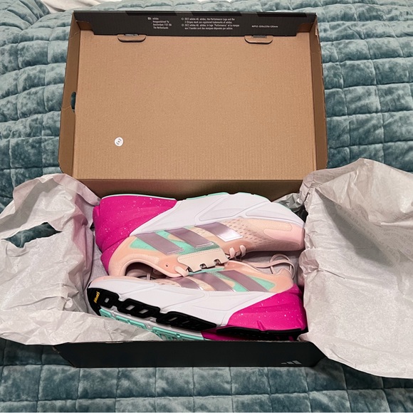 Adidas ADISTAR 2 W Pastel Pink and Mint Sneakers - Picture 5 of 6